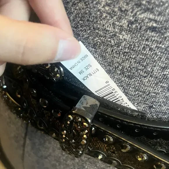 Studded Black Belt - Picture 3 of 5